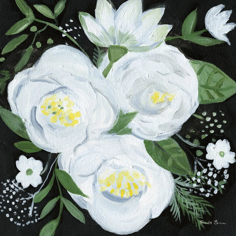 White Roses II by Farida Zaman. SKU 104322a. Archival Giclee Fine art print for wall decor.
