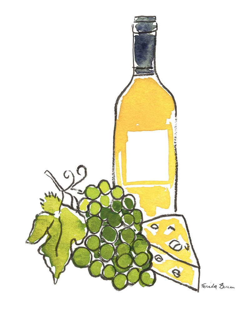 Wine Time IV by Farida Zaman