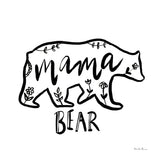 Woodland Bear I by Farida Zaman. SKU 82616a. Archival Giclee Fine art print for wall decor.
