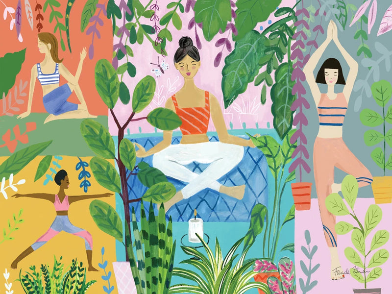 Yoga with Plants I by Farida Zaman