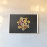 Citrus Drama II by Felicity Bradley. shown as a paper print in a white frame. Available as a archival giclee rolled canvas, fine art paper, or poster print. SKU 45713i.