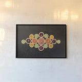 Citrus Drama III by Felicity Bradley. shown as a paper print in a black flame. Available as a archival giclee rolled canvas, fine art paper, or poster print. SKU 45714i.
