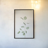 Simple Stems I by Felicity Bradley. shown as a paper print in a black flame. Available as a archival giclee rolled canvas, fine art paper, or poster print. SKU 48469h.