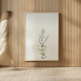 Simple Stems III by Felicity Bradley. shown as over sized large wall art. Available as an archival giclee rolled canvas, fine art paper, or poster print. SKU 48471h.