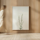 Simple Stems IV by Felicity Bradley. shown as over sized large wall art. Available as an archival giclee rolled canvas, fine art paper, or poster print. SKU 48472h.