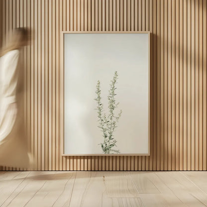 Simple Stems IV by Felicity Bradley. shown as over sized large wall art. Available as an archival giclee rolled canvas, fine art paper, or poster print. SKU 48472h.