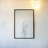 Simple Stems V by Felicity Bradley. shown as a paper print in a black flame. Available as a archival giclee rolled canvas, fine art paper, or poster print. SKU 48473h.