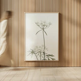 Simple Stems VI Light Crop by Felicity Bradley. shown as over sized large wall art. Available as an archival giclee rolled canvas, fine art paper, or poster print. SKU 56820h.