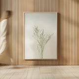 Simple Stems VII by Felicity Bradley. shown as over sized large wall art. Available as an archival giclee rolled canvas, fine art paper, or poster print. SKU 48475h.