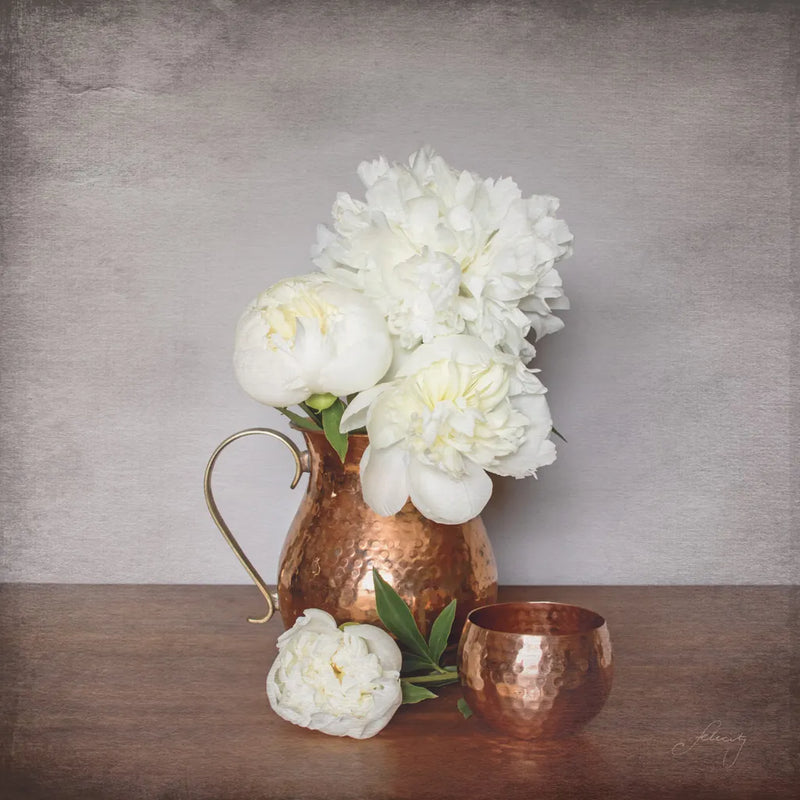 Vintage Peony Dreams I by Felicity Bradley. SKU 36955a. Archival Giclee Fine art print for wall decor.