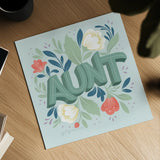 Aunt by Gia Graham. Shown as a detailed flat fine art print, highlighting archival giclee quality. Available as an archival giclee rolled canvas, fine art paper, or poster print. SKU 92595a.