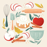 Autumn Baking by Gia Graham. SKU 87442a. Archival Giclee Fine art print for wall decor.