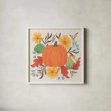 Autumn Fresh I by Gia Graham. Shown in a crisp white glass frame for a clean and minimalist style. Available as an archival giclee rolled canvas, fine art paper, or poster print. SKU 76392a.
