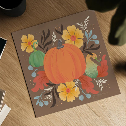 Autumn Fresh II by Gia Graham. Shown as a detailed flat fine art print, highlighting archival giclee quality. Available as an archival giclee rolled canvas, fine art paper, or poster print. SKU 76393a.