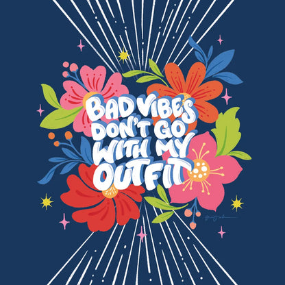 Bad Vibes I Bright Sq by Gia Graham. SKU 79548a. Archival Giclee Fine art print for wall decor.