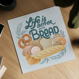 Bake Shop I by Gia Graham. Shown as a detailed flat fine art print, highlighting archival giclee quality. Available as an archival giclee rolled canvas, fine art paper, or poster print. SKU 96415a.