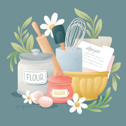 Bake Shop II by Gia Graham. SKU 96416a. Archival Giclee Fine art print for wall decor.