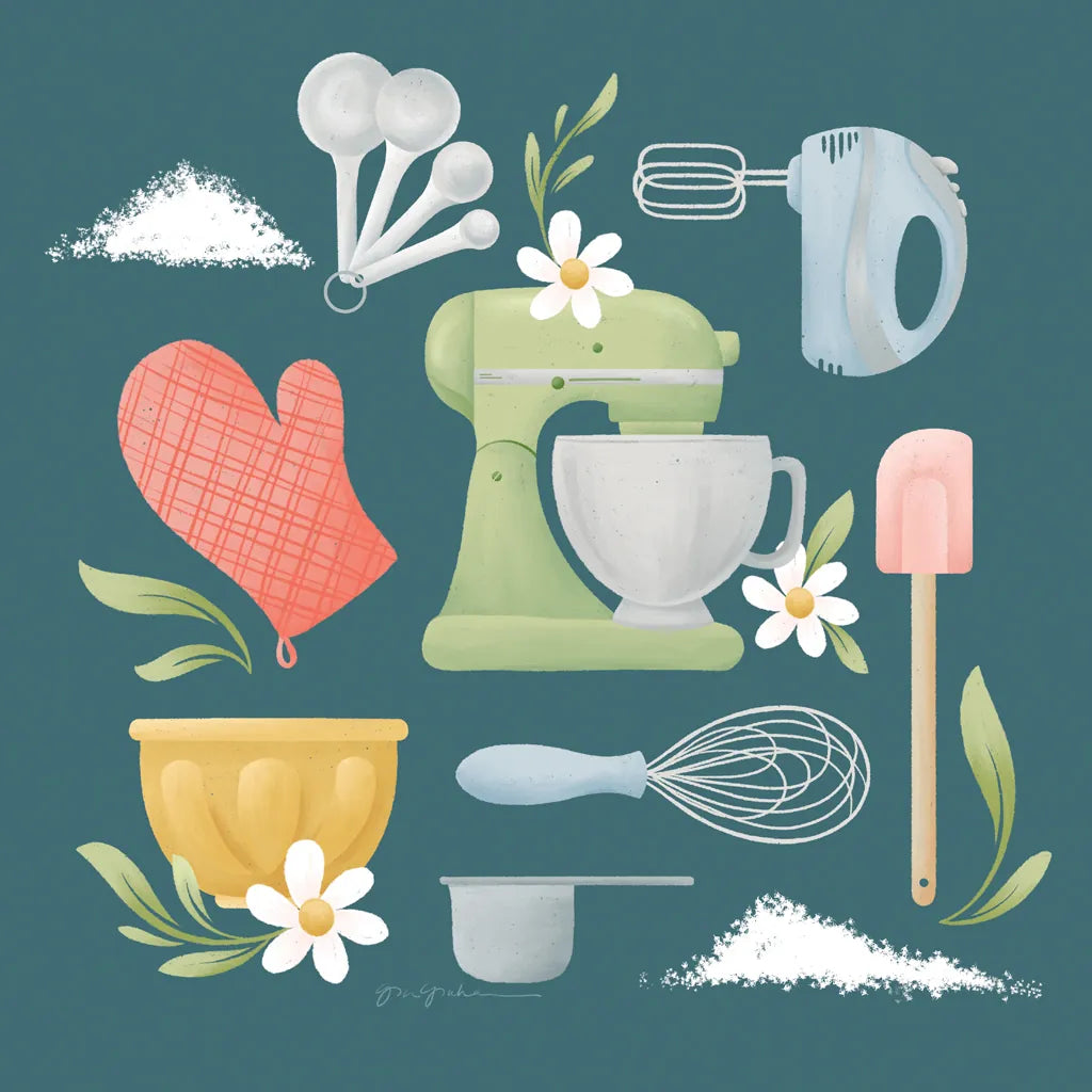 Bake Shop VI by Gia Graham. SKU 96420a. Archival Giclee Fine art print for wall decor.