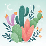 Cactus Garden II by Gia Graham. SKU 87268a. Archival Giclee Fine art print for wall decor.