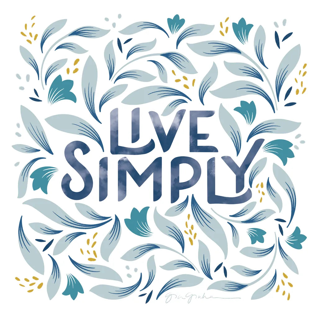 Calm Words I by Gia Graham. SKU 68012a. Archival Giclee Fine art print for wall decor.