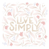Calm Words I Blush by Gia Graham. SKU 72721a. Archival Giclee Fine art print for wall decor.