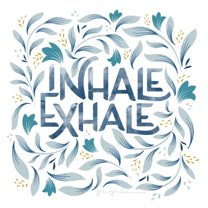 Calm Words II by Gia Graham. SKU 68013a. Archival Giclee Fine art print for wall decor.