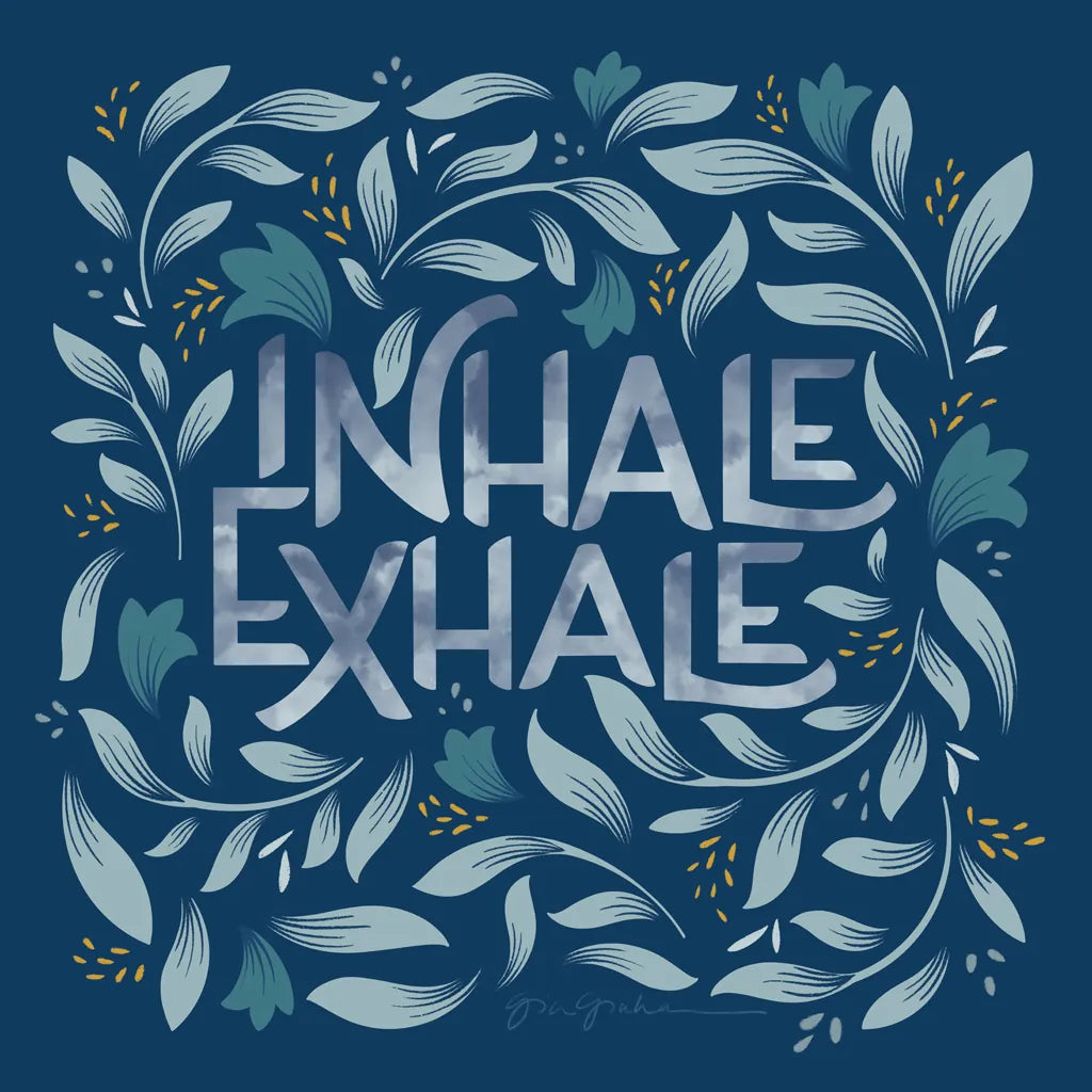 Calm Words II Dark by Gia Graham. SKU 68015a. Archival Giclee Fine art print for wall decor.