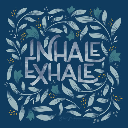 Calm Words II Dark by Gia Graham. SKU 68015a. Archival Giclee Fine art print for wall decor.