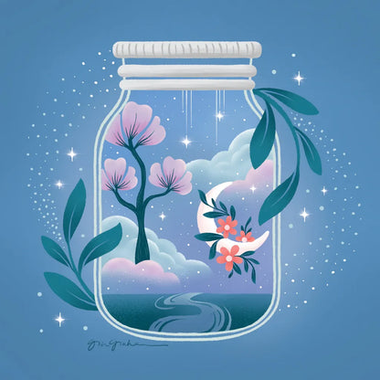 Celestial Dreams II by Gia Graham. SKU 92930a. Archival Giclee Fine art print for wall decor.