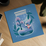 Celestial Dreams II by Gia Graham. Shown as a detailed flat fine art print, highlighting archival giclee quality. Available as an archival giclee rolled canvas, fine art paper, or poster print. SKU 92930a.