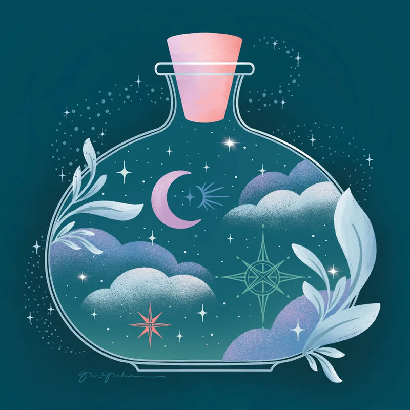Celestial Dreams III by Gia Graham. SKU 92931a. Archival Giclee Fine art print for wall decor.