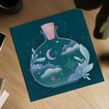 Celestial Dreams III by Gia Graham. Shown as a detailed flat fine art print, highlighting archival giclee quality. Available as an archival giclee rolled canvas, fine art paper, or poster print. SKU 92931a.