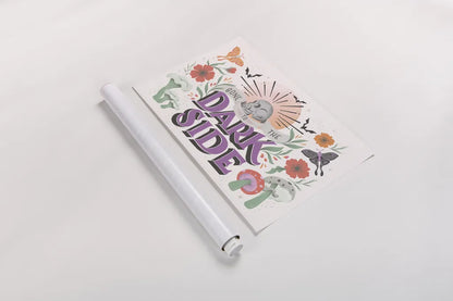 Dark Side I by Gia Graham. shown as a rolled paper print. Available as archival giclee rolled canvas, fine art paper, or poster print. SKU 81625i.