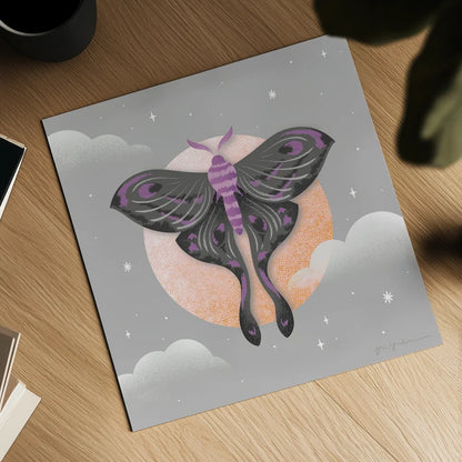 Dark Side III by Gia Graham. Shown as a detailed flat fine art print, highlighting archival giclee quality. Available as an archival giclee rolled canvas, fine art paper, or poster print. SKU 81627a.