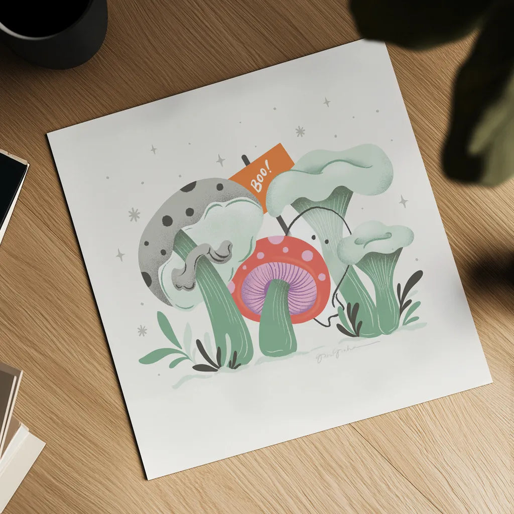 Dark Side IV by Gia Graham. Shown as a detailed flat fine art print, highlighting archival giclee quality. Available as an archival giclee rolled canvas, fine art paper, or poster print. SKU 81628a.