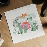 Dark Side IV by Gia Graham. Shown as a detailed flat fine art print, highlighting archival giclee quality. Available as an archival giclee rolled canvas, fine art paper, or poster print. SKU 81628a.