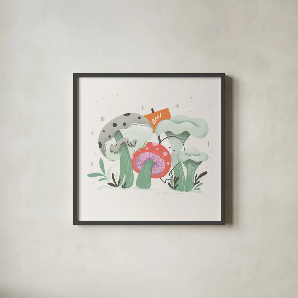 Dark Side IV by Gia Graham. Shown in a sleek black glass frame for a contemporary gallery look. Available as an archival giclee rolled canvas, fine art paper, or poster print. SKU 81628a.