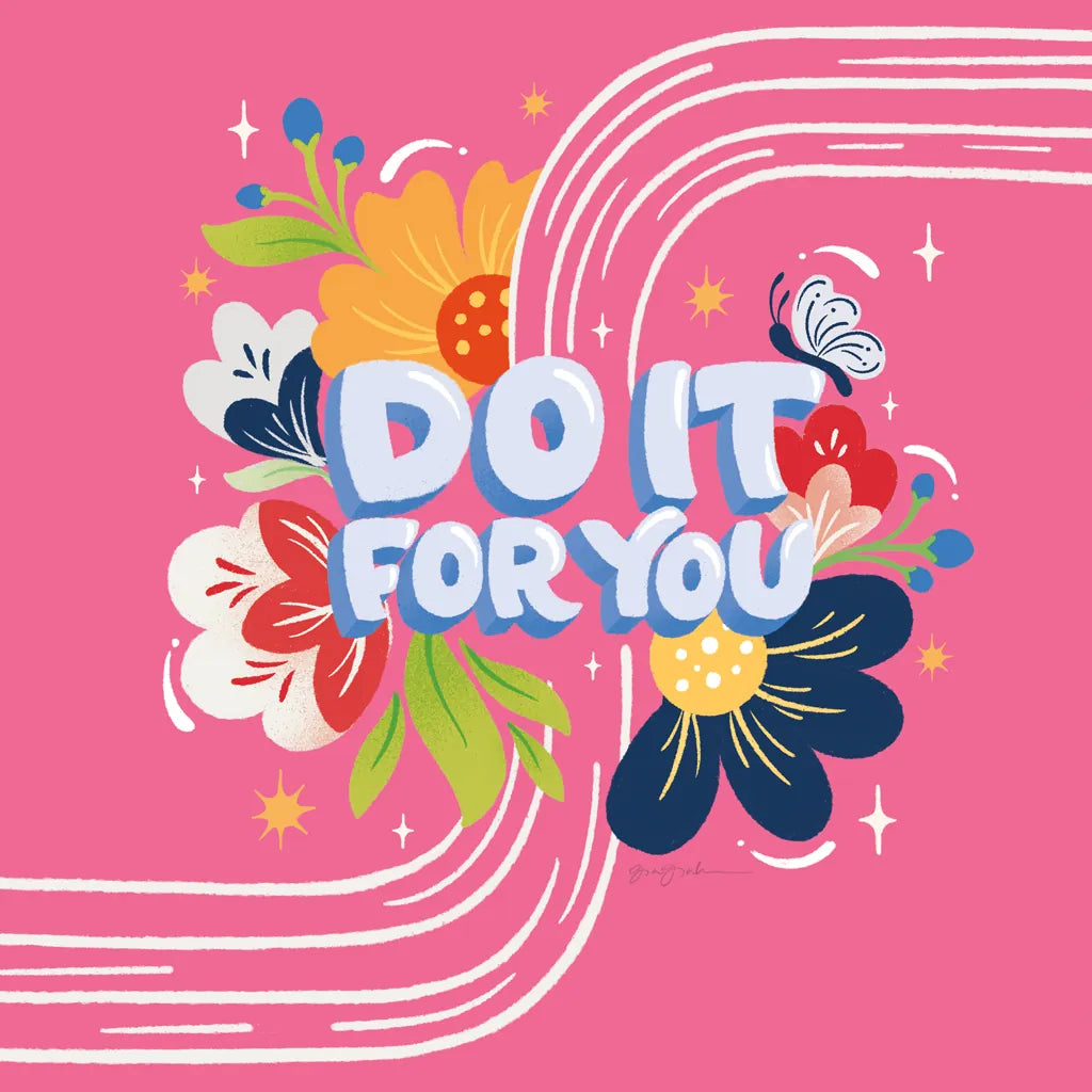 Do it For You I Bright Sq by Gia Graham. SKU 79547a. Archival Giclee Fine art print for wall decor.