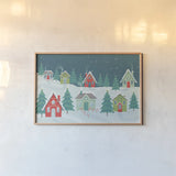 Falala I by Gia Graham. shown as a paper print in a natural frame. Available as a archival giclee rolled canvas, fine art paper, or poster print. SKU 79021i.