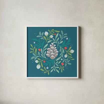 Falala VI by Gia Graham. Shown in a crisp white glass frame for a clean and minimalist style. Available as an archival giclee rolled canvas, fine art paper, or poster print. SKU 79026a.