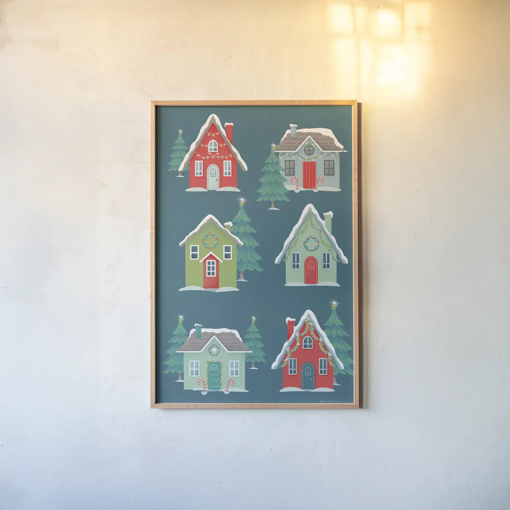 Falala VIII by Gia Graham. shown as a paper print in a natural frame. Available as a archival giclee rolled canvas, fine art paper, or poster print. SKU 101679h.