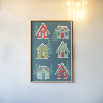 Falala VIII by Gia Graham. shown as a paper print in a natural frame. Available as a archival giclee rolled canvas, fine art paper, or poster print. SKU 101679h.