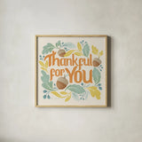 Fall Magic I by Gia Graham. Shown in a natural wood glass frame for a timeless modern aesthetic. Available as an archival giclee rolled canvas, fine art paper, or poster print. SKU 93623a.