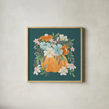 Fall Magic III by Gia Graham. Shown in a natural wood glass frame for a timeless modern aesthetic. Available as an archival giclee rolled canvas, fine art paper, or poster print. SKU 93625a.