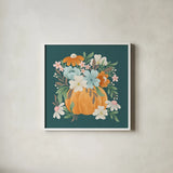 Fall Magic III by Gia Graham. Shown in a crisp white glass frame for a clean and minimalist style. Available as an archival giclee rolled canvas, fine art paper, or poster print. SKU 93625a.
