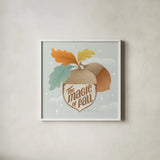 Fall Magic V by Gia Graham. Shown in a crisp white glass frame for a clean and minimalist style. Available as an archival giclee rolled canvas, fine art paper, or poster print. SKU 93627a.