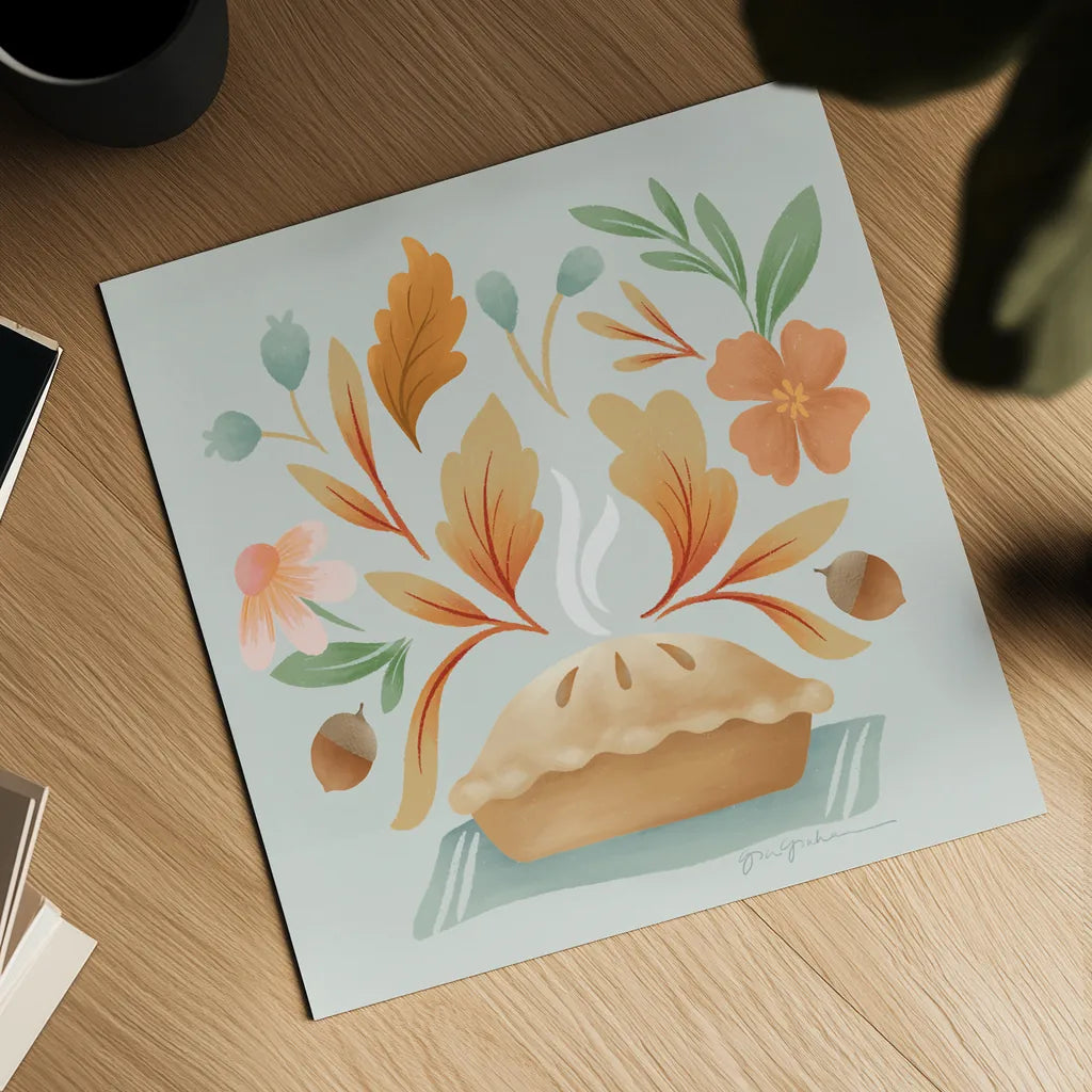 Fall Magic VI by Gia Graham. Shown as a detailed flat fine art print, highlighting archival giclee quality. Available as an archival giclee rolled canvas, fine art paper, or poster print. SKU 93628a.