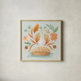 Fall Magic VI by Gia Graham. Shown in a natural wood glass frame for a timeless modern aesthetic. Available as an archival giclee rolled canvas, fine art paper, or poster print. SKU 93628a.