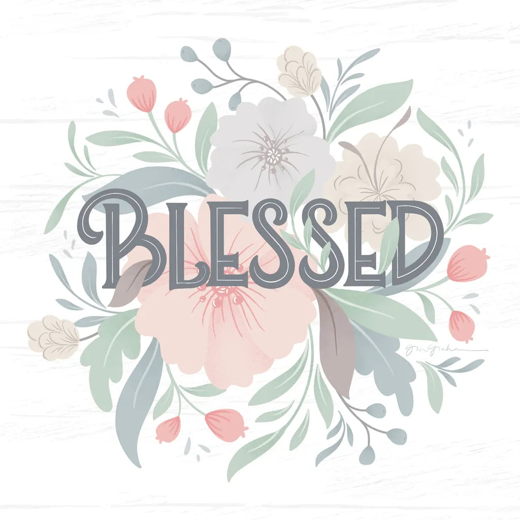 Farmhouse Floral II by Gia Graham. SKU 68797a. Archival Giclee Fine art print for wall decor.