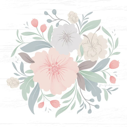 Farmhouse Floral IV by Gia Graham. SKU 68799a. Archival Giclee Fine art print for wall decor.